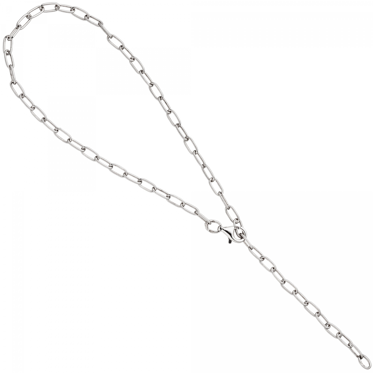 Fußkettchen Fußkette 925 Sterling Silber 27 cm variabel verkürzbar Karabiner