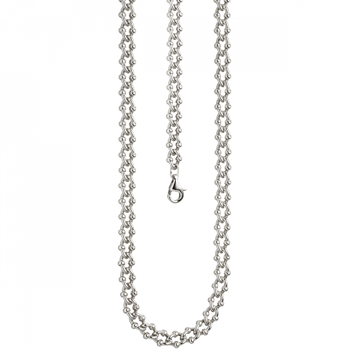 Halskette Kette 925 Sterling Silber 55 cm Silberkette Karabiner