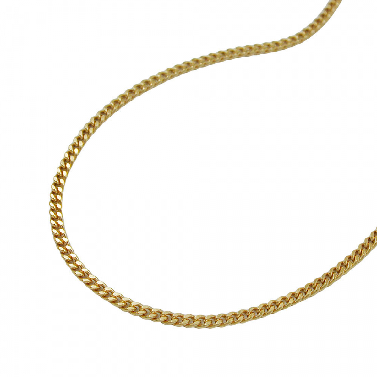 Kette 1,1mm Panzerkette 9Kt GOLD 50cm