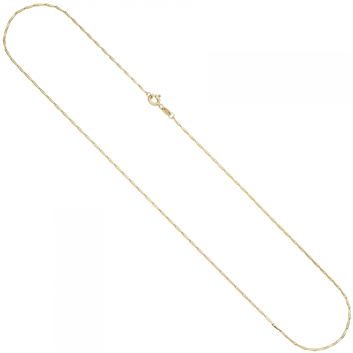 Haferkornkette 585 Gold Gelbgold 1,2 mm 45 cm Kette Halskette Goldkette