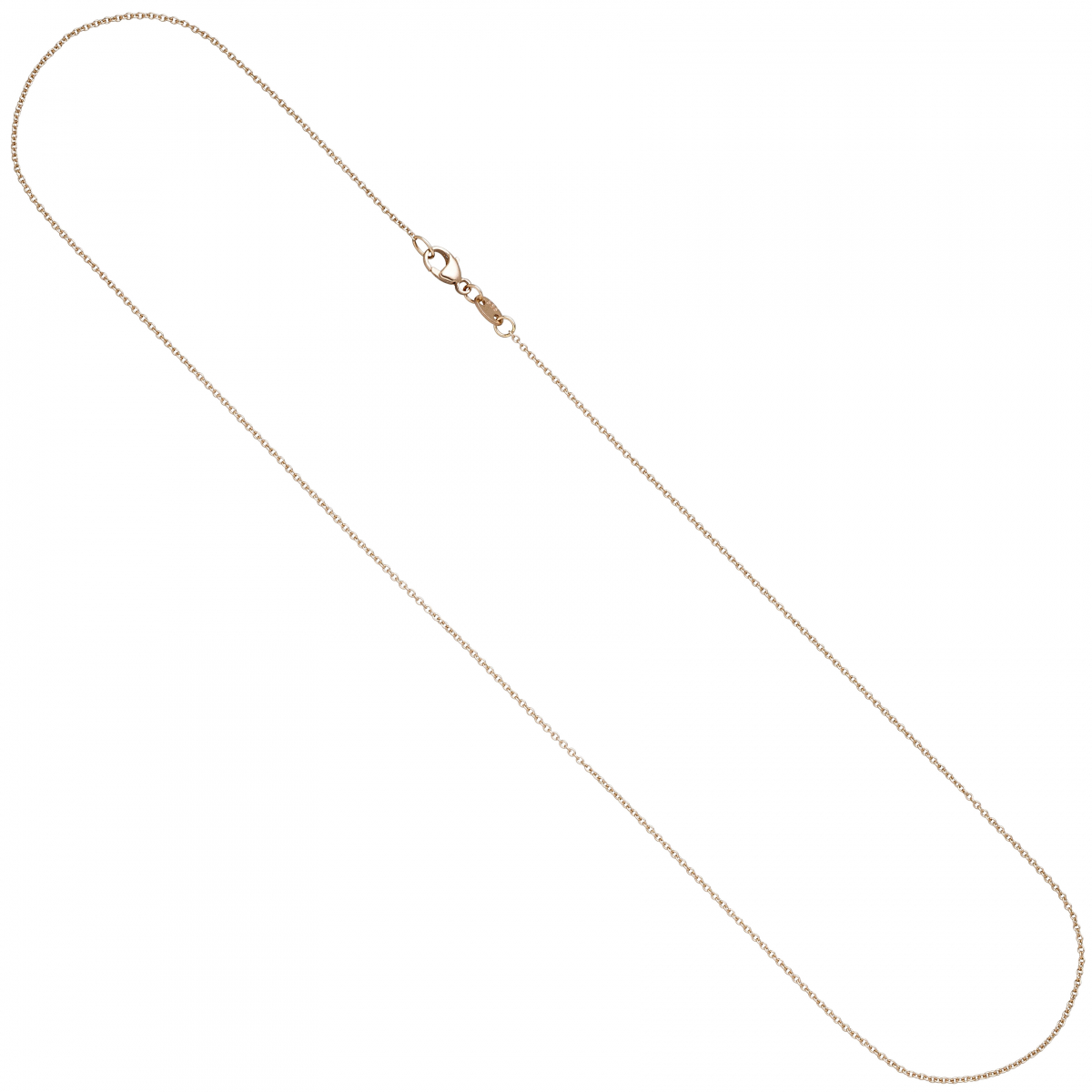 Ankerkette rund 585 Gold Rotgold 1,0 mm 42 cm Kette Halskette Rotgoldkette