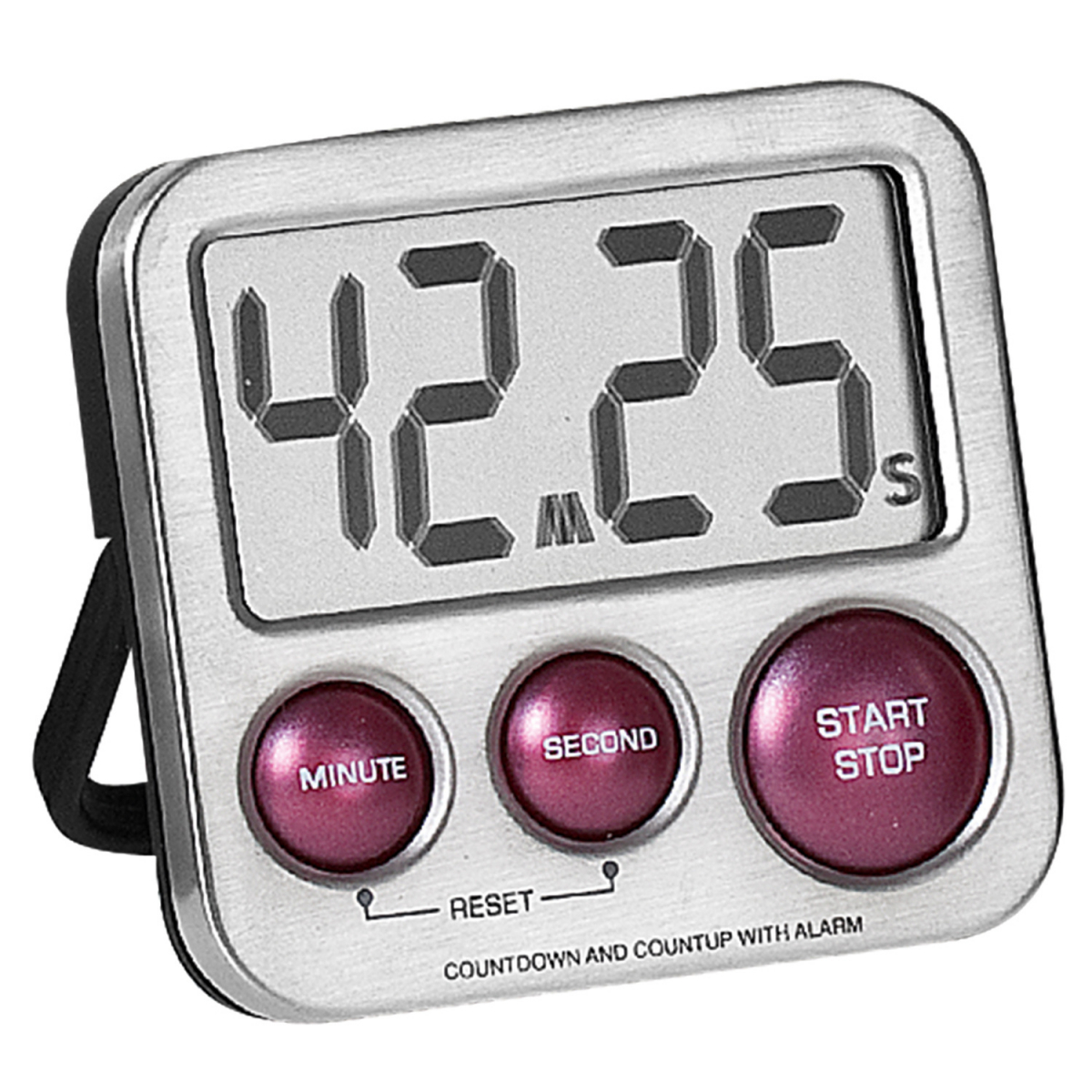 Atlanta 240/1 Kurzzeitmesser digital Metall mit Magnet Küchen Timer