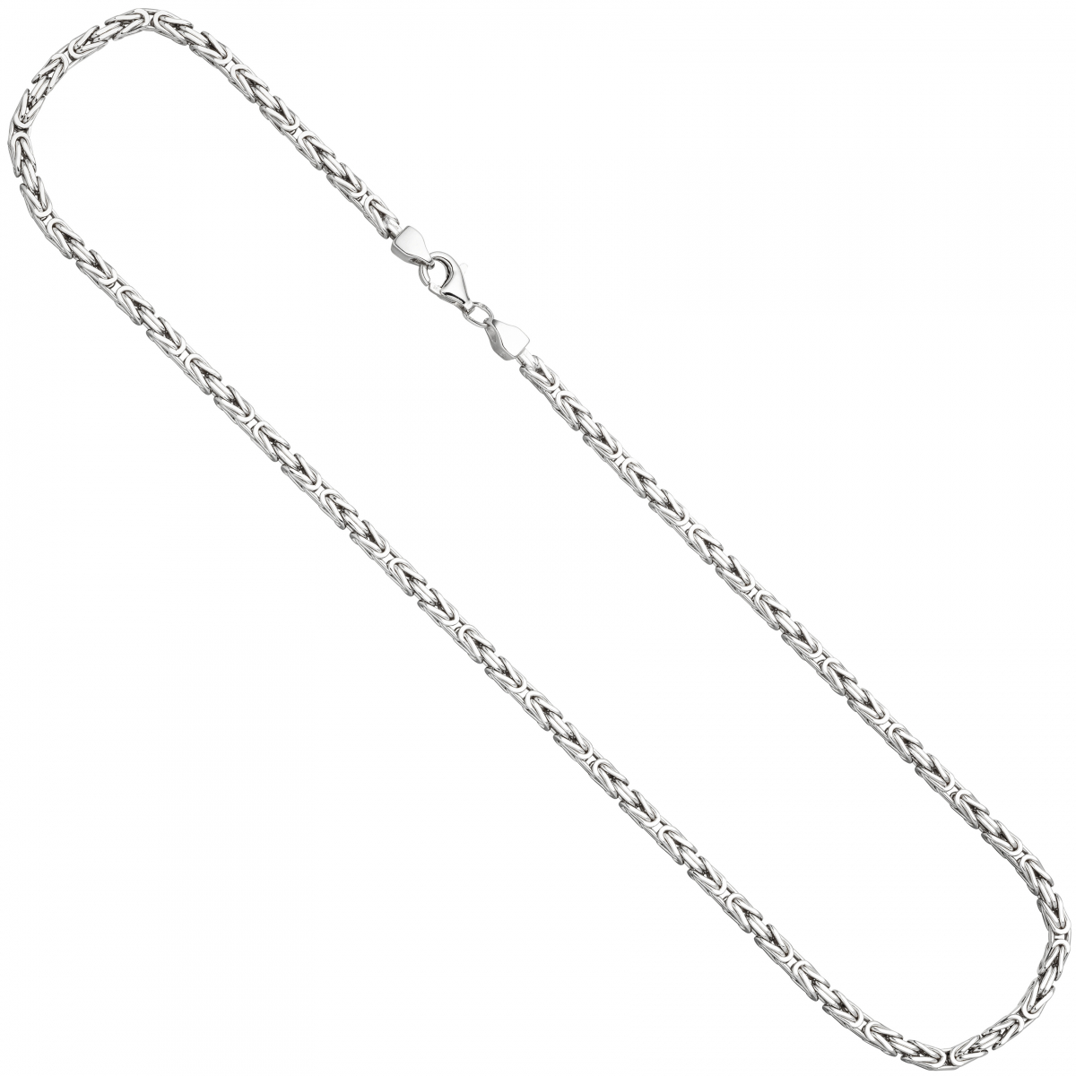 Königskette 925 Sterling Silber 3,1 mm 50 cm Kette Halskette Silberkette