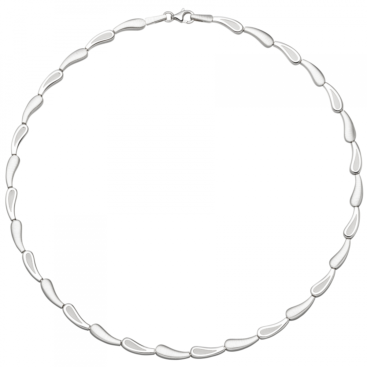 Collier Halskette 925 Sterling Silber 45 cm Kette Silberkette