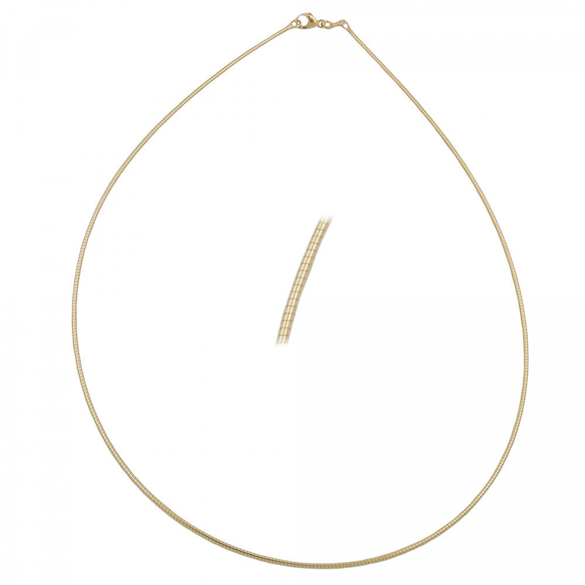 Kette 0,8mm Rundkette 9Kt GOLD 45cm