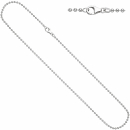 Kugelkette 925 Silber 3,0 mm 60 cm Halskette Kette Silberkette Karabiner