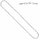 Singapurkette 925 Silber 2,9 mm 42 cm Halskette Kette Silberkette Karabiner