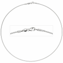 Halsreif 925 Sterling Silber 1,4 mm 42 cm Kette Halskette Silberhalsreif