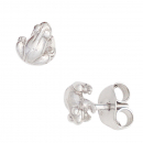 Kinder Ohrstecker Frosch 925 Sterling Silber rhodiniert Ohrringe Kinderohrringe