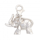 Einhänger Charm Elefant 925 Sterling Silber rhodiniert