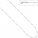 Collier Halskette 925 Sterling Silber 42 cm Kette Silberkette