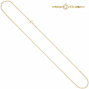 Panzerkette 333 Gelbgold 2,1 mm 70 cm Gold Kette Halskette Goldkette Federring