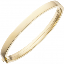 Armreif Armband oval 375 Gold Gelbgold Goldarmband Goldarmreif