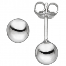 Ohrstecker Kugel 6,1 mm 925 Sterling Silber Ohrringe Kugelohrstecker