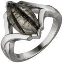 Damen Ring 925 Sterling Silber 1 Turmalinquarz - 50mm