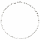 Collier Halskette 925 Silber 210 Zirkonia 45 cm Kette Silberkette