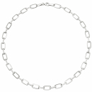 Collier Halskette 925 Sterling Silber 154 Zirkonia 45 cm Kette Silberkette