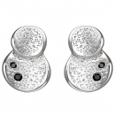 Ohrstecker 925 Sterling Silber 4 Zirkonia Ohrringe Silberohrringe