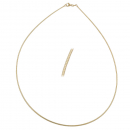 Kette 0,8mm Rundkette 9Kt GOLD 45cm